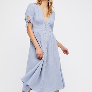 FP Love of My Life Midi Dress--Chambray Skies Blue